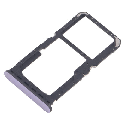 For OPPO A80 5G CPH2639 10pcs Original SIM Card Tray + SIM Card Tray / Micro SD Card Tray (Purple)