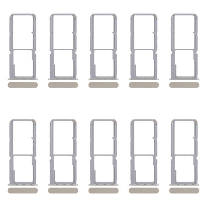 For OPPO Reno7 4G CPH2363 10pcs Original SIM Card Tray + SIM Card Tray + Micro SD Card Tray (Green)