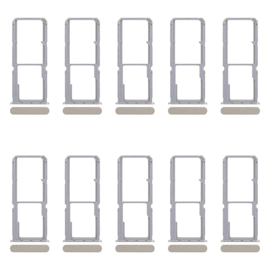 For OPPO Reno7 4G CPH2363 10pcs Original SIM Card Tray + SIM Card Tray + Micro SD Card Tray (Green)