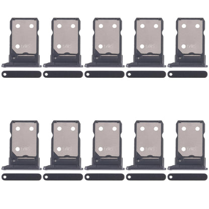 For OPPO Reno8 5G CPH2359 10pcs Original SIM Card Tray + SIM Card Tray (Black)