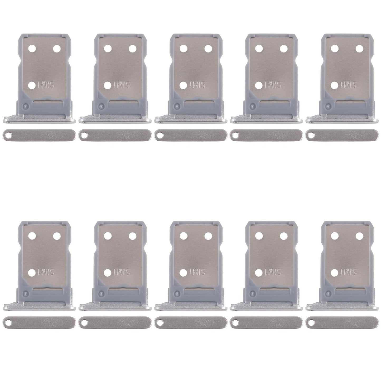 For OPPO Reno8 5G CPH2359 10pcs Original SIM Card Tray + SIM Card Tray (Gold)