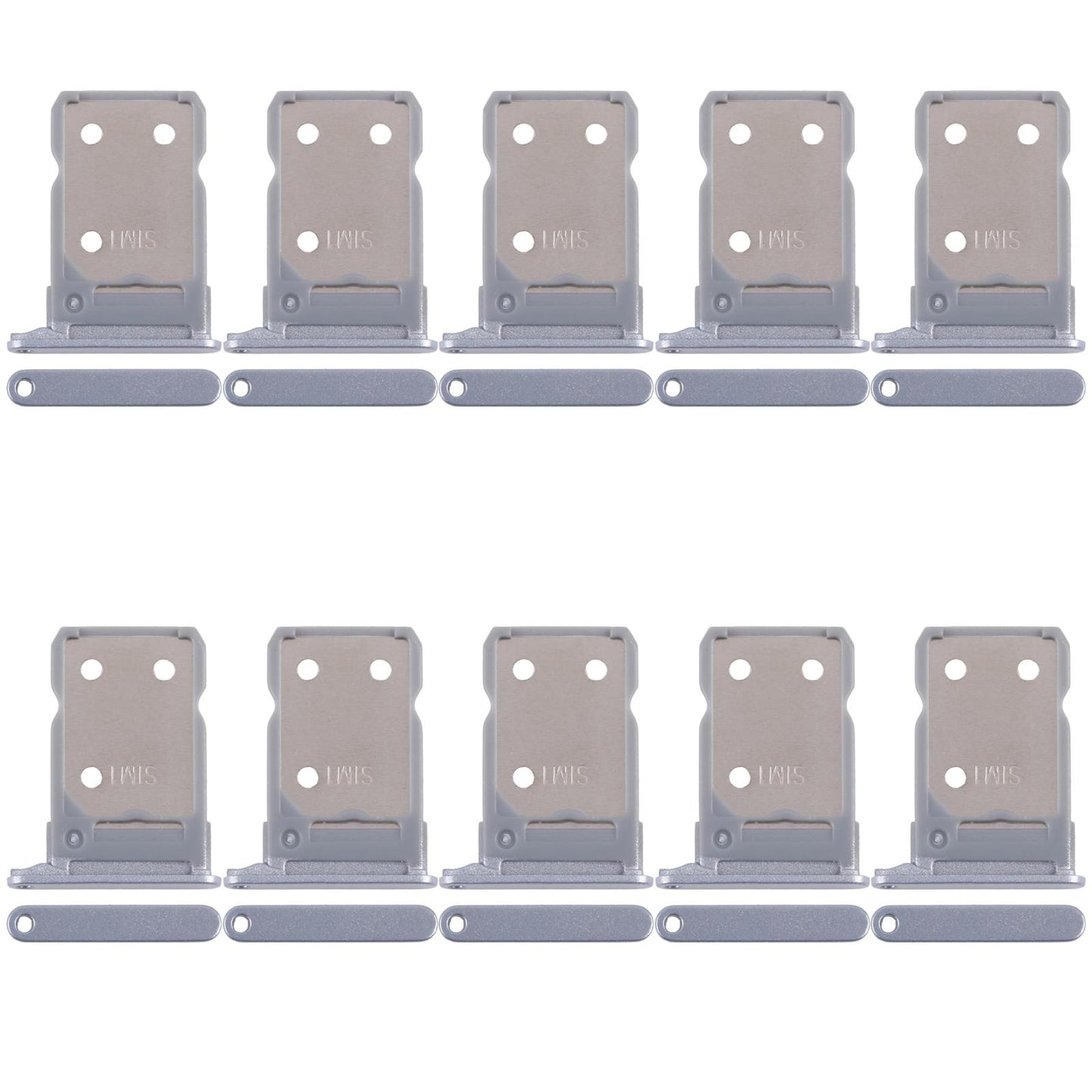 For OPPO Reno8 5G CPH2359 10pcs Original SIM Card Tray + SIM Card Tray (Blue)
