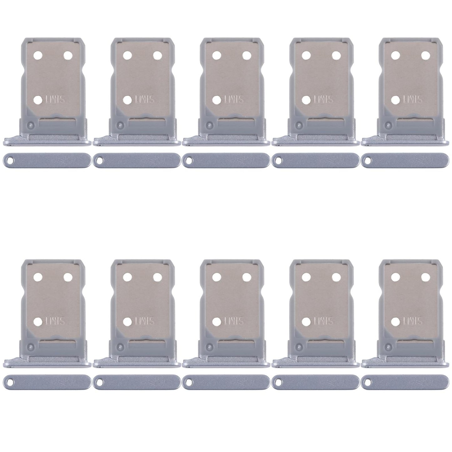 For OPPO Reno8 5G CPH2359 10pcs Original SIM Card Tray + SIM Card Tray (Blue)