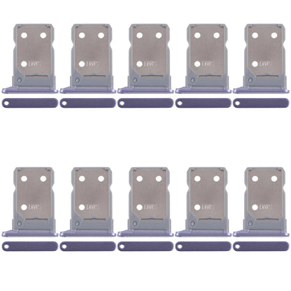For OPPO Reno8 5G CPH2359 10pcs Original SIM Card Tray + SIM Card Tray (Purple)