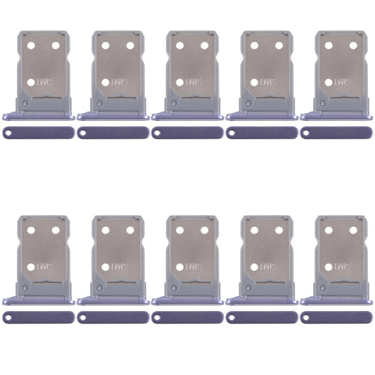 For OPPO Reno8 5G CPH2359 10pcs Original SIM Card Tray + SIM Card Tray (Purple)