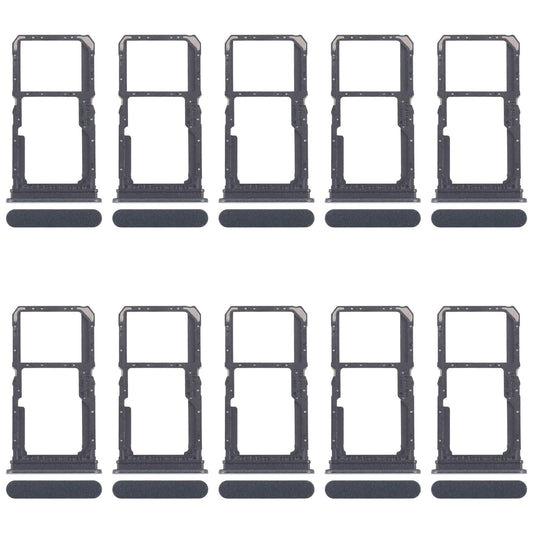 For OPPO F25 Pro 10pcs Original SIM Card Tray + SIM Card Tray / Micro SD Card Tray (Black)