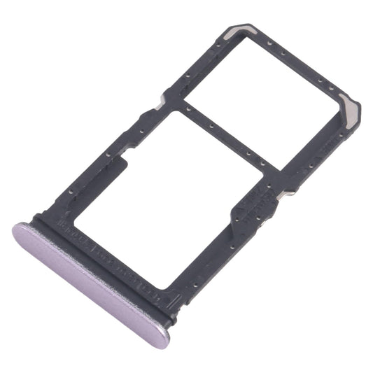 For OPPO F25 Pro 10pcs Original SIM Card Tray + SIM Card Tray / Micro SD Card Tray (Pink)