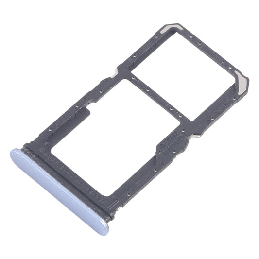 For OPPO F25 Pro 10pcs Original SIM Card Tray + SIM Card Tray / Micro SD Card Tray (Blue)