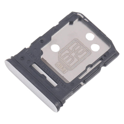 For OPPO Reno12 5G CPH2625 10pcs Original SIM Card Tray + SIM Card Tray / Micro SD Card Tray (Silver)