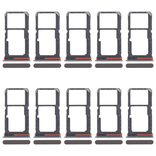 For OPPO A5 Energy 10pcs Original SIM Card Tray + SIM Card Tray / Micro SD Card Tray (Gold)