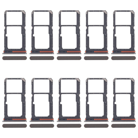 For OPPO A5 Pro 4G CPH2711 10pcs Original SIM Card Tray + SIM Card Tray / Micro SD Card Tray (Gold)