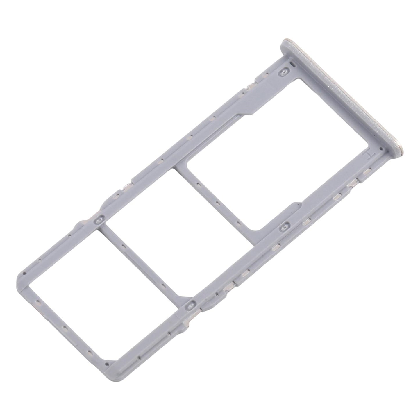 For Realme C53 India RMX3762 10pcs Original SIM Card Tray + SIM Card Tray + Micro SD Card Tray (Gold)