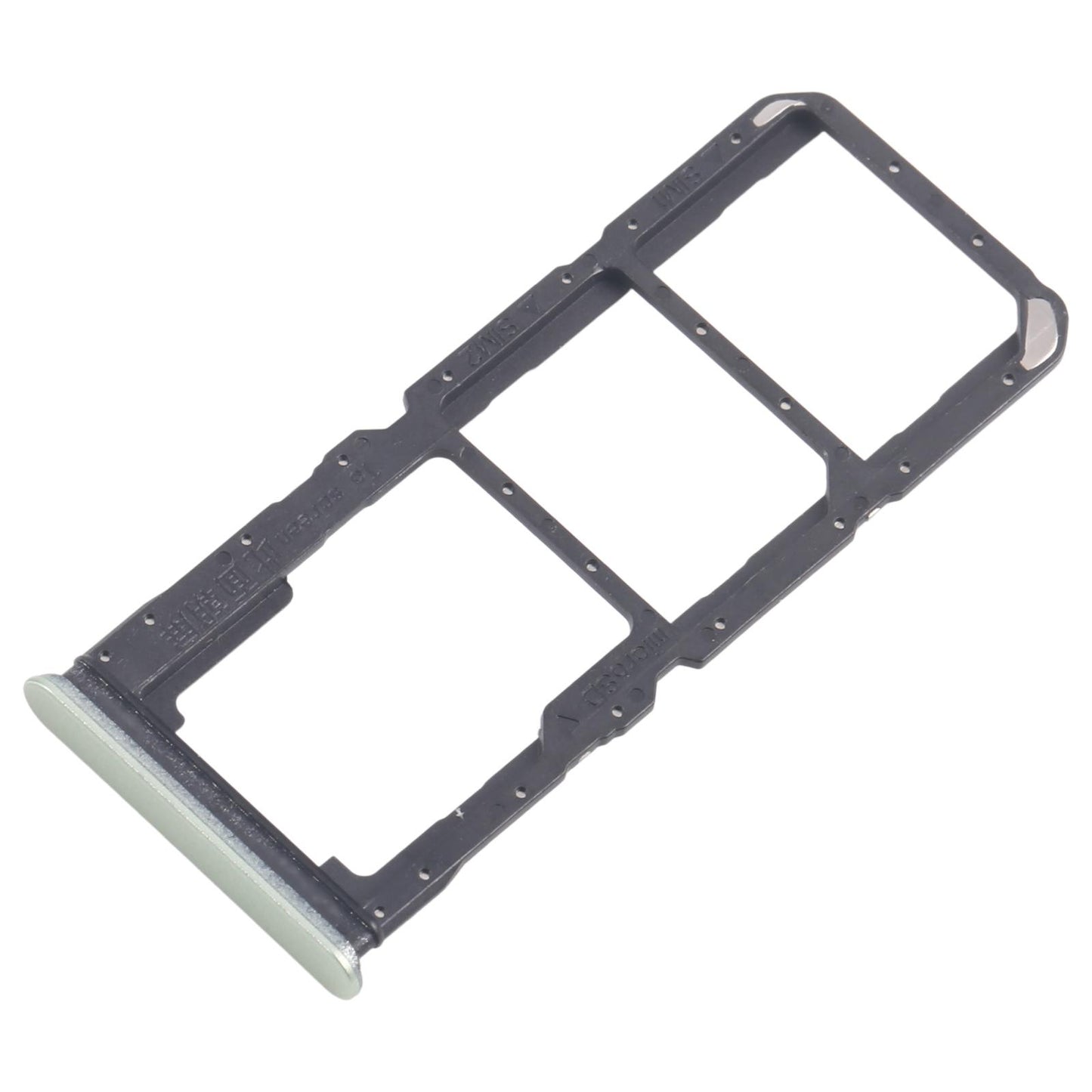 For Realme Note 60x 4G RMX3938 10pcs Original SIM Card Tray + SIM Card Tray + Micro SD Card Tray (Green)
