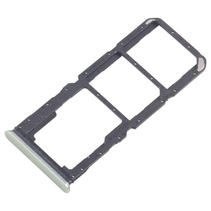 For Realme Note 60x 4G RMX3938 10pcs Original SIM Card Tray + SIM Card Tray + Micro SD Card Tray (Green)