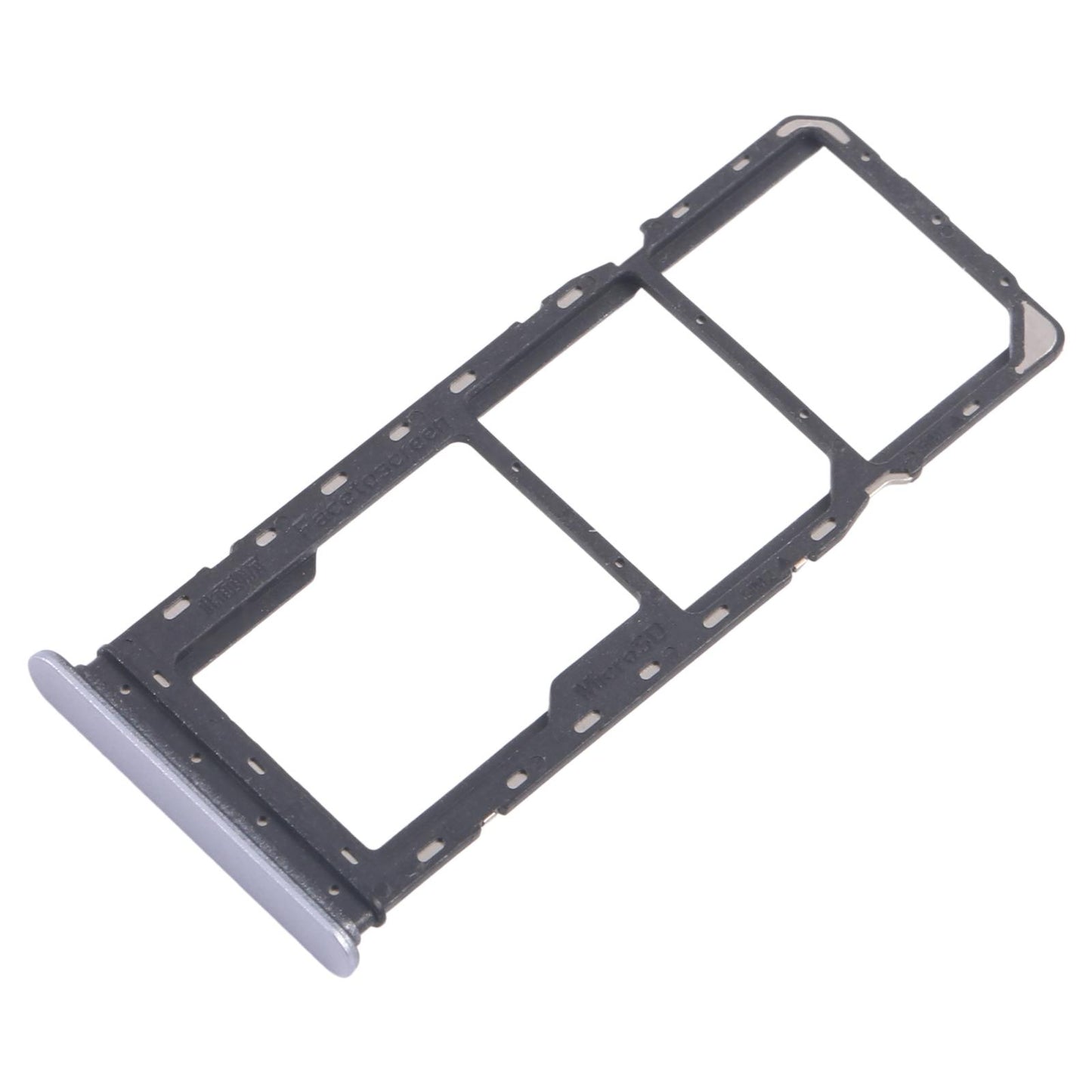 For Realme C65 4G RMX3910 10pcs Original SIM Card Tray + SIM Card Tray + Micro SD Card Tray (Blue)