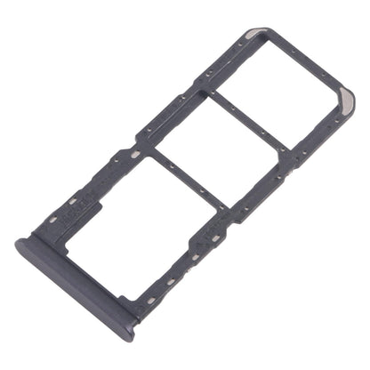 For Realme 11 5G RMX3780 10pcs Original SIM Card Tray + SIM Card Tray + Micro SD Card Tray (Black)