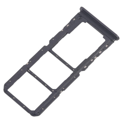 For Realme 11x 5G RMX3785 10pcs Original SIM Card Tray + SIM Card Tray + Micro SD Card Tray (Black)