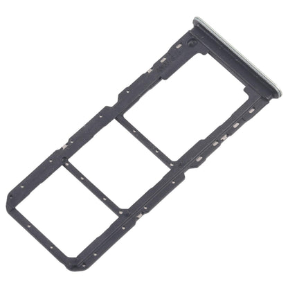 For Realme 11x 5G RMX3785 10pcs Original SIM Card Tray + SIM Card Tray + Micro SD Card Tray (Green)