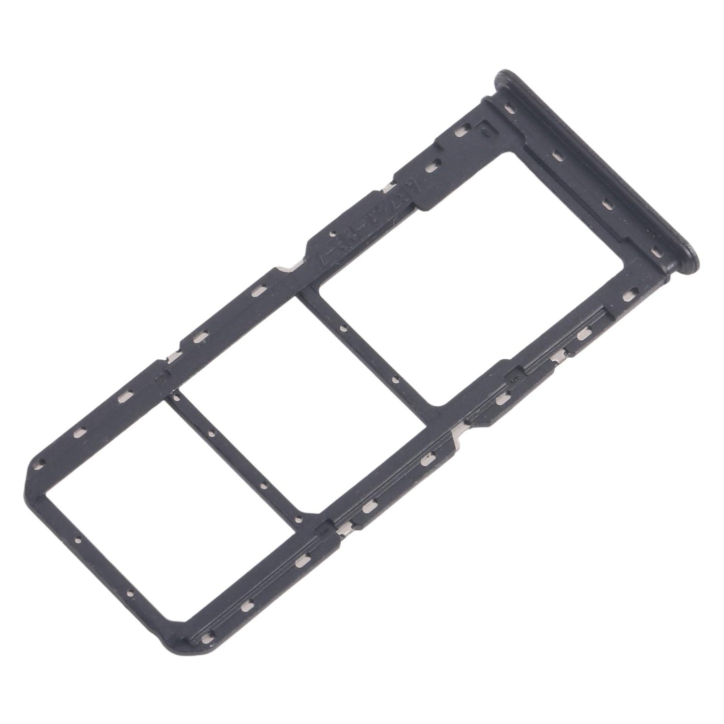 For Realme C67 4G RMX3890 10pcs Original SIM Card Tray + SIM Card Tray + Micro SD Card Tray (Dark Green)