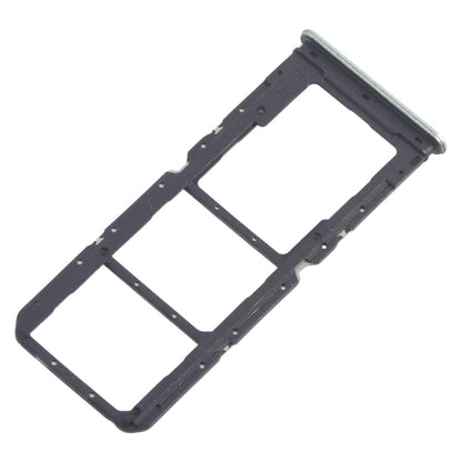 For Realme C67 4G RMX3890 10pcs Original SIM Card Tray + SIM Card Tray + Micro SD Card Tray (Light Green)