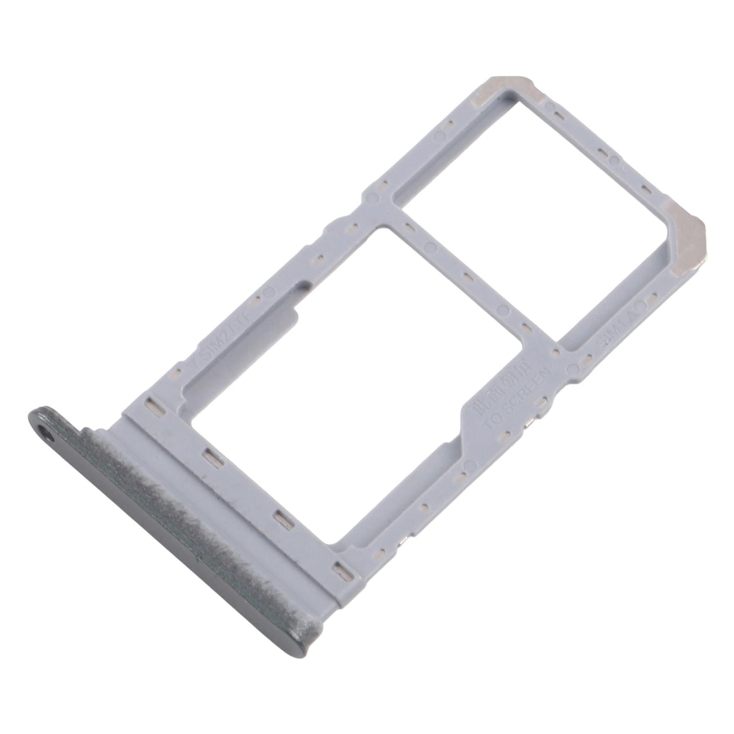 For Realme Narzo N65 5G CPH2639 10pcs Original SIM Card Tray + SIM Card Tray / Micro SD Card Tray (Dark Green)