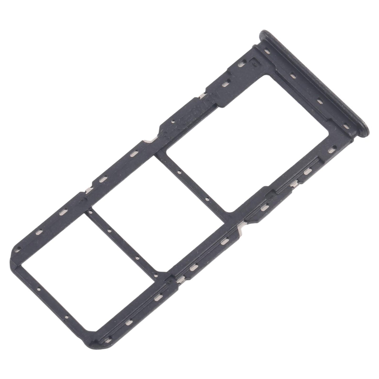 For Realme 12 Lite 4G 10pcs Original SIM Card Tray + SIM Card Tray + Micro SD Card Tray (Dark Green)
