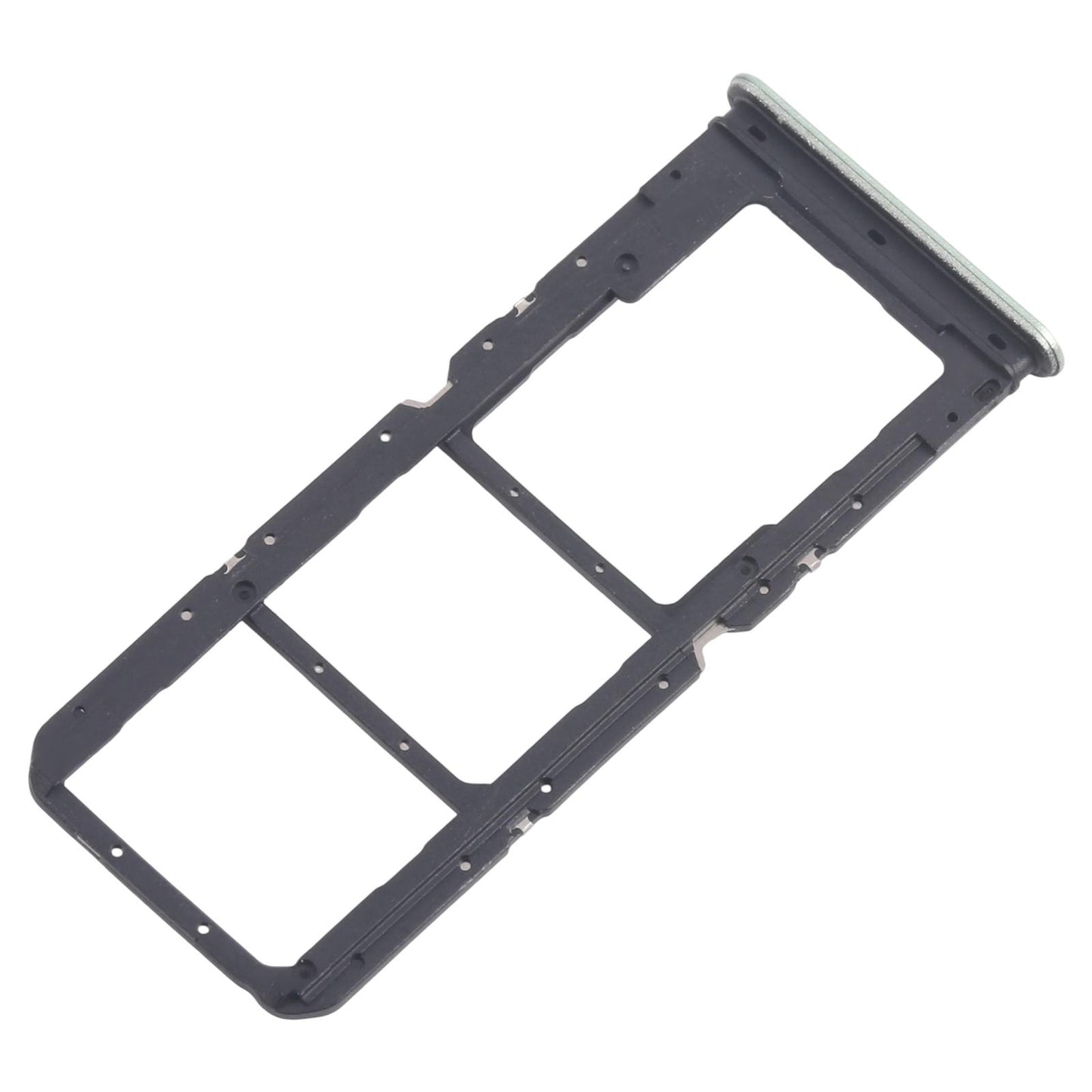 For Realme 12 Lite 4G 10pcs Original SIM Card Tray + SIM Card Tray + Micro SD Card Tray (Light Green)