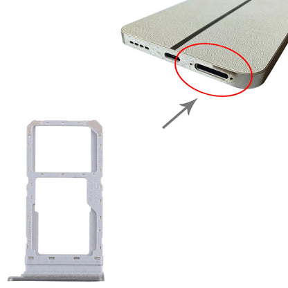 For Realme 12 4G RMX3871 10pcs Original SIM Card Tray + SIM Card Tray / Micro SD Card Tray (Green)