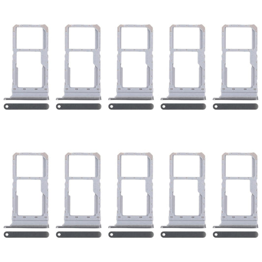For Realme 12 5G RMX3999 10pcs Original SIM Card Tray + SIM Card Tray / Micro SD Card Tray (Green)