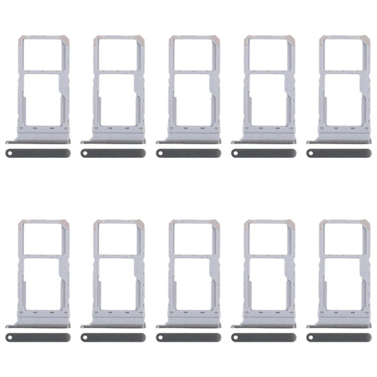 For Realme 12 5G RMX3999 10pcs Original SIM Card Tray + SIM Card Tray / Micro SD Card Tray (Green)