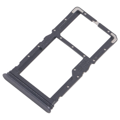For Realme 10 Pro 5G RMX3663 RMX3660 RMX3661 10pcs Original SIM Card Tray + SIM Card Tray / Micro SD Card Tray (Black)