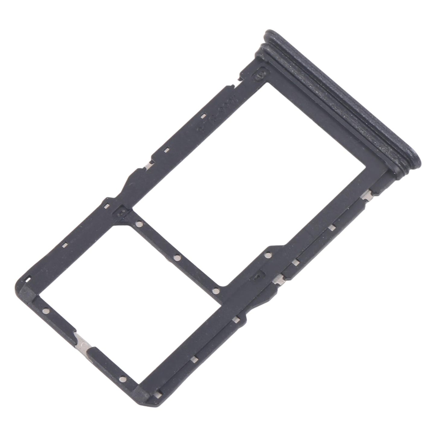 For Realme 10 Pro 5G RMX3663 RMX3660 RMX3661 10pcs Original SIM Card Tray + SIM Card Tray / Micro SD Card Tray (Black)