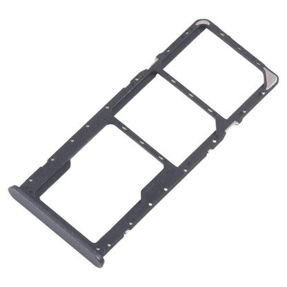 For Realme C51s 10pcs Original SIM Card Tray + SIM Card Tray + Micro SD Card Tray (Black)