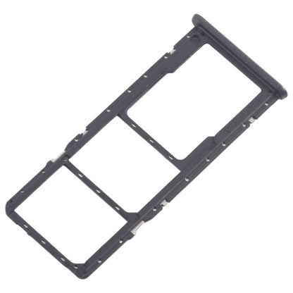 For Realme C51s 10pcs Original SIM Card Tray + SIM Card Tray + Micro SD Card Tray (Black)