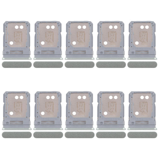 For Realme P1 RMX3870 10pcs Original SIM Card Tray + SIM Card Tray / Micro SD Card Trayy (Green)