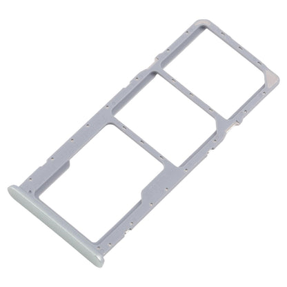 For Realme C63 5G RMX3950 10pcs Original SIM Card Tray + SIM Card Tray + Micro SD Card Tray (Green)