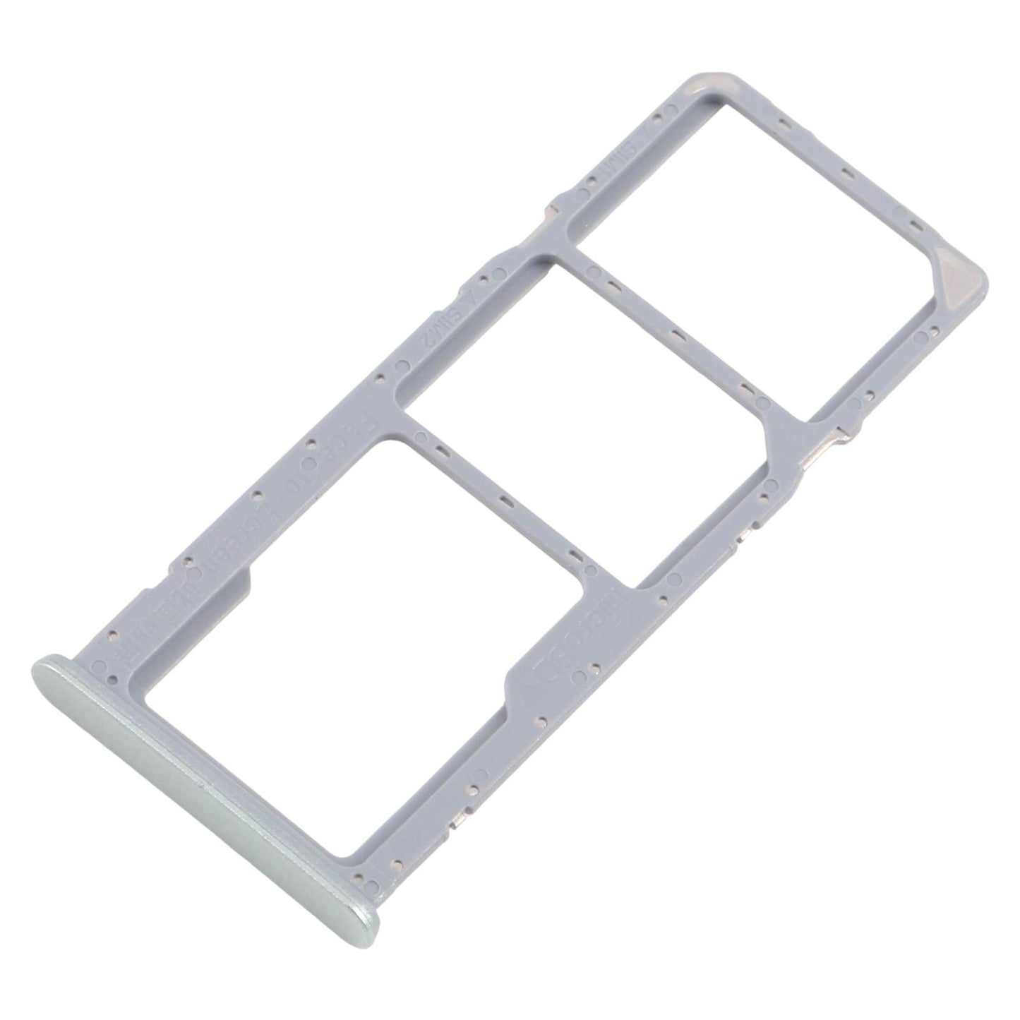 For Realme C63 4G 10pcs Original SIM Card Tray + SIM Card Tray + Micro SD Card Tray (Green)
