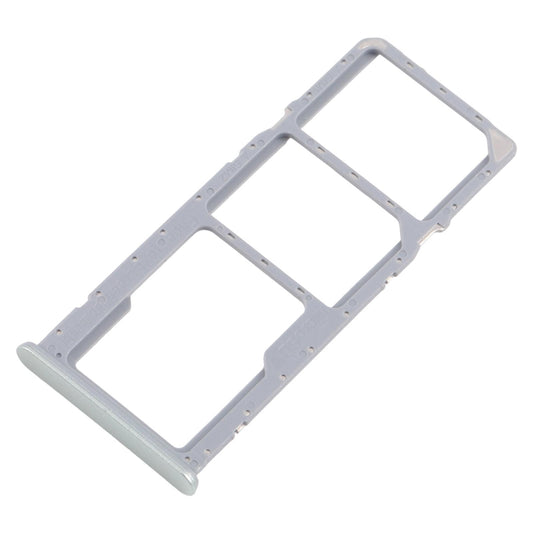 For Realme C63 4G 10pcs Original SIM Card Tray + SIM Card Tray + Micro SD Card Tray (Green)