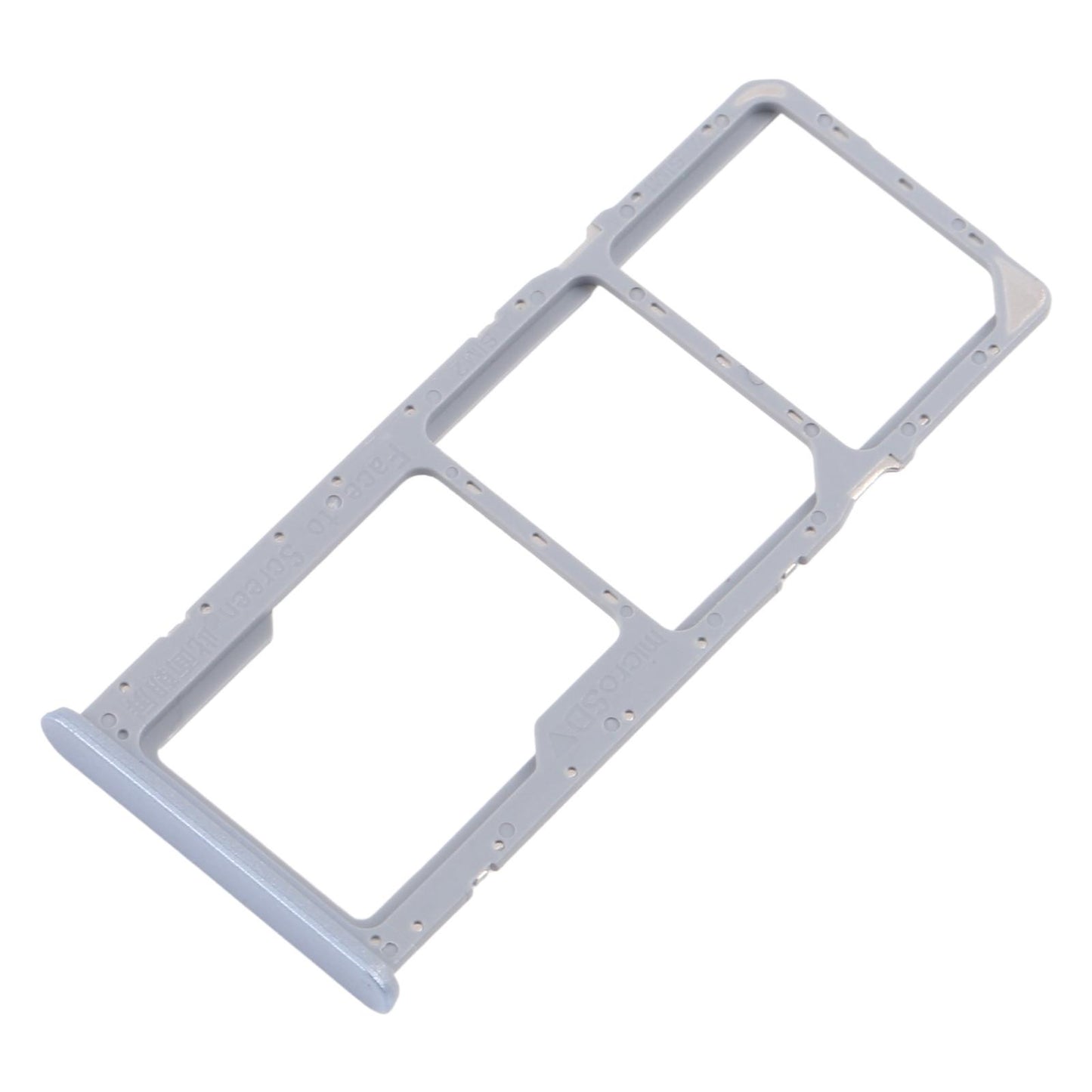 For Realme C63 4G 10pcs Original SIM Card Tray + SIM Card Tray + Micro SD Card Tray (Purple)