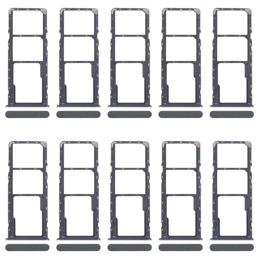 For Realme C61 4G RMX3939 RMX3930 10pcs Original SIM Card Tray + SIM Card Tray + Micro SD Card Tray (Green)
