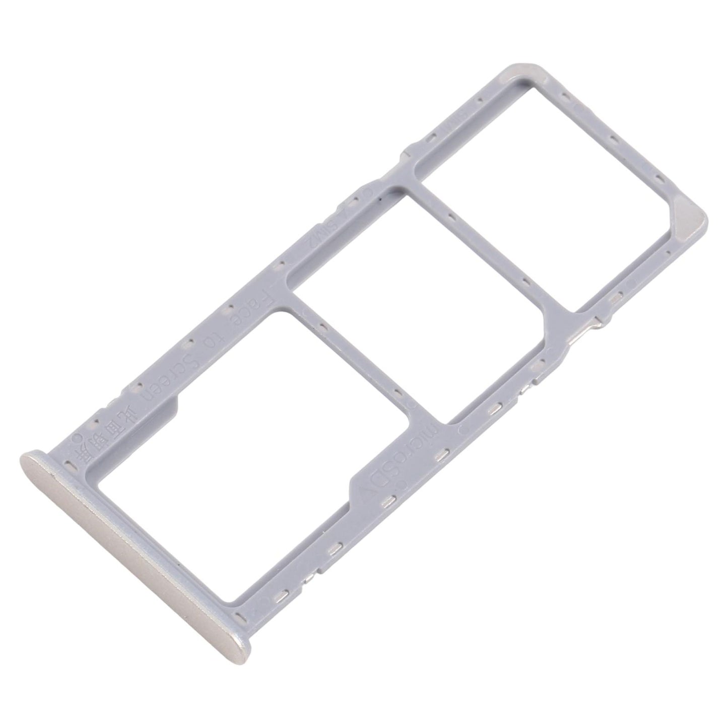 For Realme C61 4G RMX3939 RMX3930 10pcs Original SIM Card Tray + SIM Card Tray + Micro SD Card Tray (Gold)