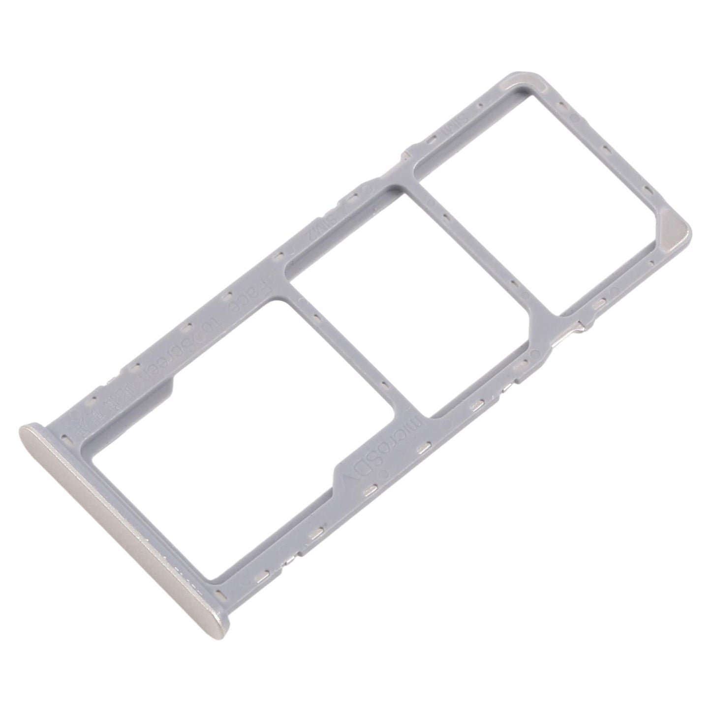 For Realme Narzo N53 4G 10pcs Original SIM Card Tray + SIM Card Tray + Micro SD Card Tray (Gold)