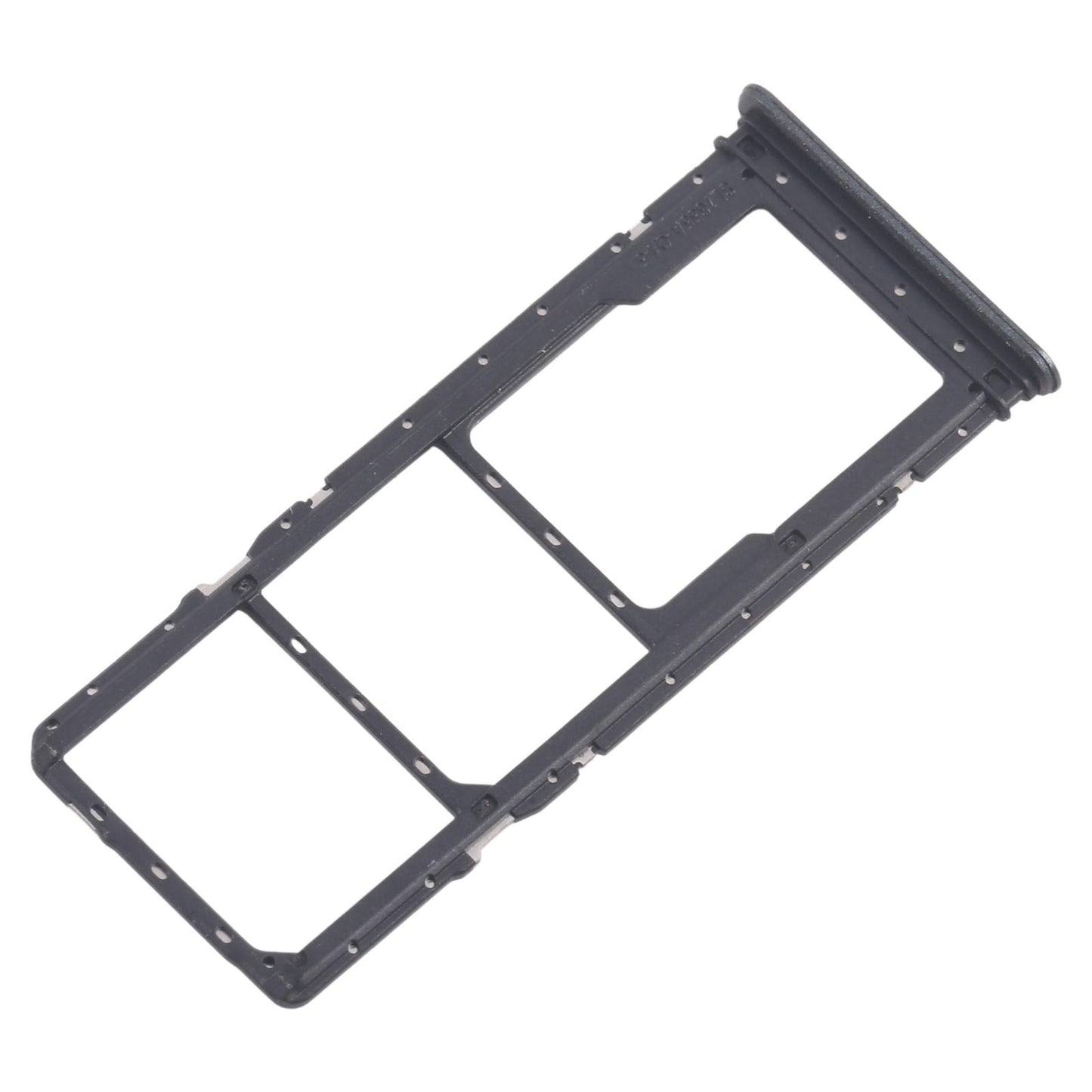 For Realme Narzo C71 4G RMX5303 10pcs Original SIM Card Tray + SIM Card Tray + Micro SD Card Tray (Dark Green)