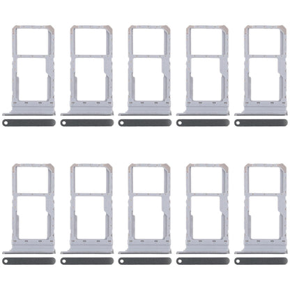 For Realme 12x 5G RMX3997 10pcs Original SIM Card Tray + SIM Card Tray / Micro SD Card Tray (Dark Green)