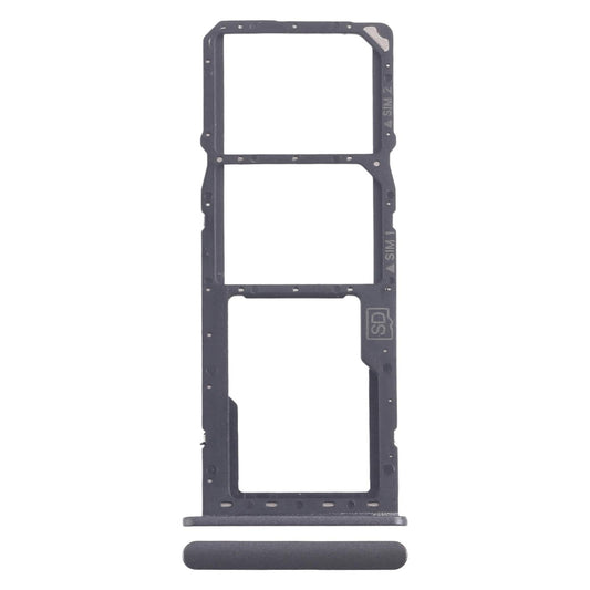 For Nokia 5.3 Original SIM Card Tray + SIM Card Tray + Micro SD Card Tray (Black)