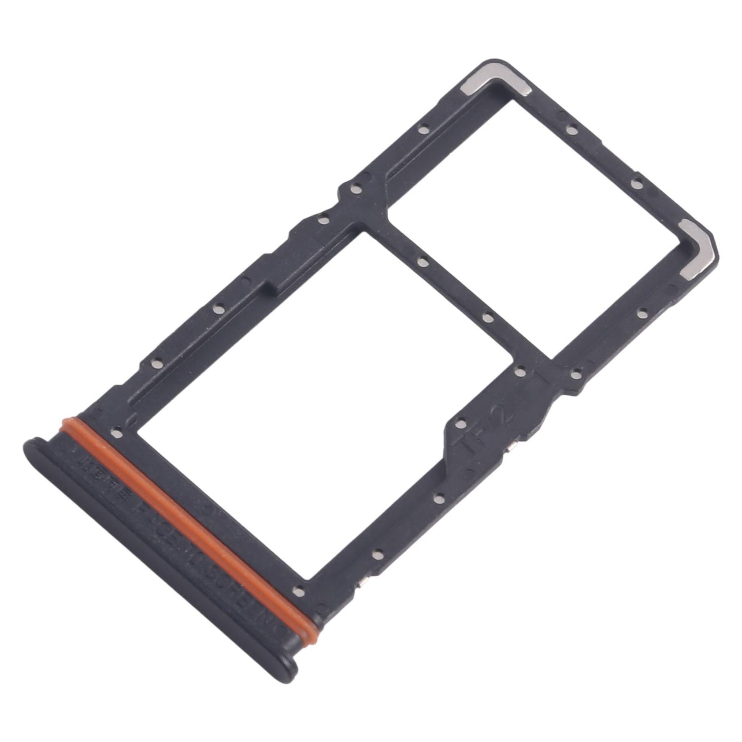 For Xiaomi Redmi 13 5G 10pcs SIM Card Tray + SIM Card Tray / Micro SD Card Tray (Black)