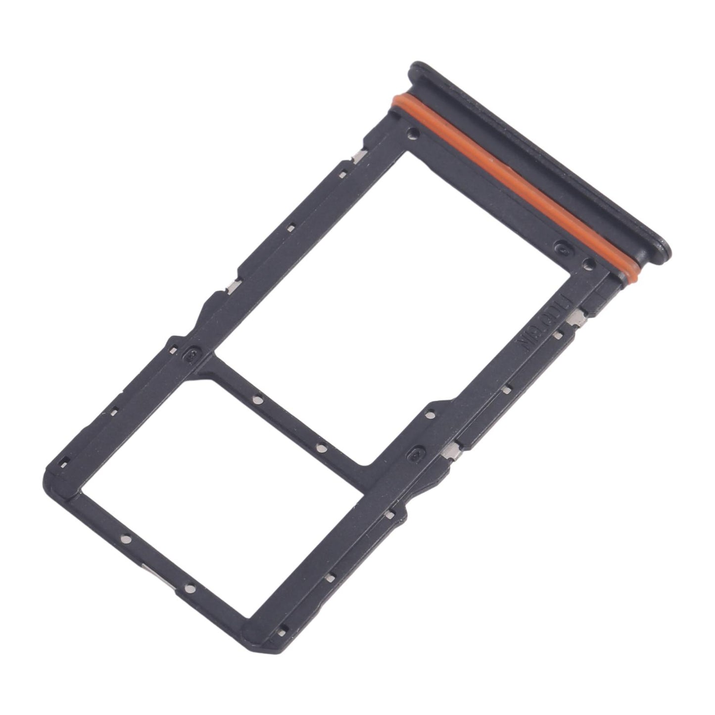 For Xiaomi Redmi 13 5G 10pcs SIM Card Tray + SIM Card Tray / Micro SD Card Tray (Black)