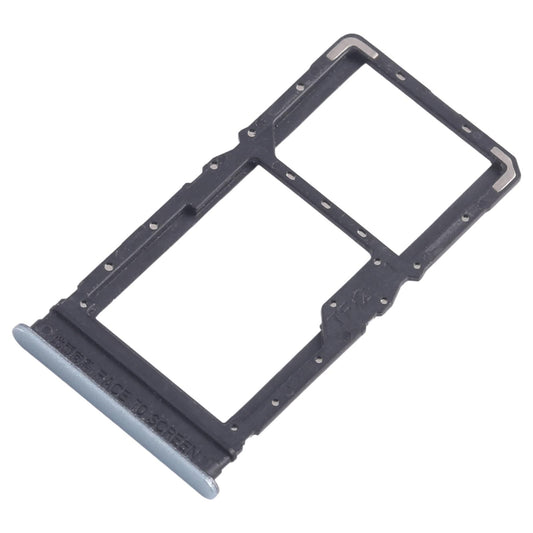 For Xiaomi Redmi 13 5G 10pcs SIM Card Tray + SIM Card Tray / Micro SD Card Tray (Blue)