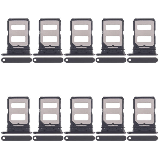 For Xiaomi 14 Civi 10pcs SIM Card Tray + SIM Card Tray (Black)