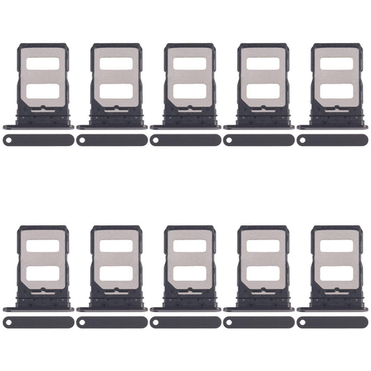 For Xiaomi 14 Civi 10pcs SIM Card Tray + SIM Card Tray (Black)